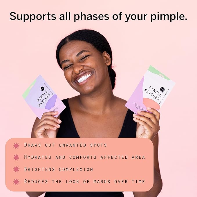 Pixie Cup Dot Hydrocolloid Blemish Patches for Face – Invisible Skin-Covering Stickers with Tea Tree Oil & Vitamin C – Ultra-Thin Cosmetic Patches for Visible Blemishes (36 Count)