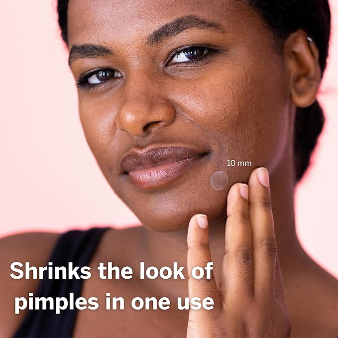 Pixie Cup Dot Hydrocolloid Blemish Patches for Face – Invisible Skin-Covering Stickers with Tea Tree Oil & Vitamin C – Ultra-Thin Cosmetic Patches for Visible Blemishes (10 mm, 80 ct)