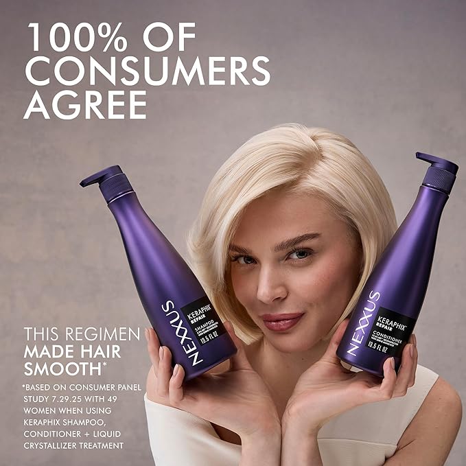 Nexxus Keraphix Conditioner Keraphix with ProteinFusion for Damaged Hair With Keratin Protein and Black Rice 13.5 oz