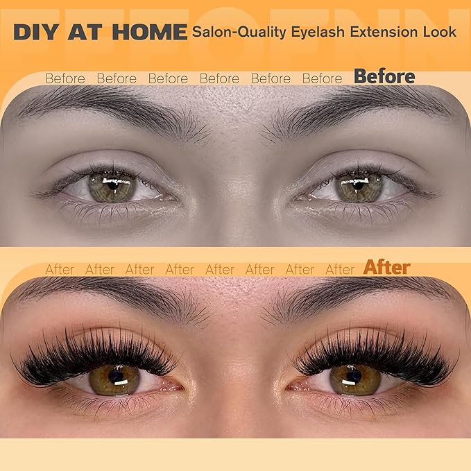 Manga Lashes Wispy Lash Clusters Natural Cluster Eyelash Extensions Cat Eye Individual Lashes Anime Eyelash Clusters C Curly Fake Lashes 8-16mm Eyelashes Pre Mapped Lash Extension 7 Pairs by Eefofnn