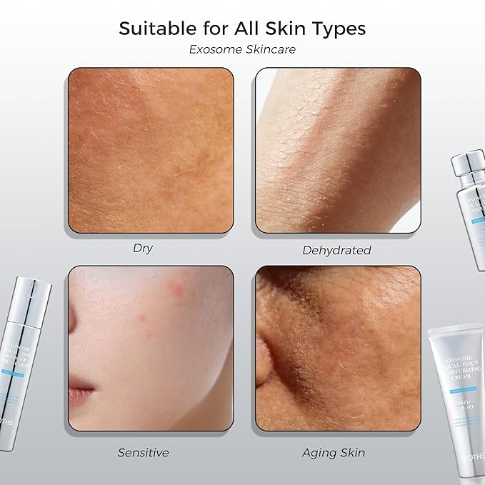 APOTHE Exosome Squal-Tox 3-in-1 Skincare Set – Ampoule, Cream & Booster Mist for Hydration, Firming & Skin Renewal, Winter Gifting Bundle