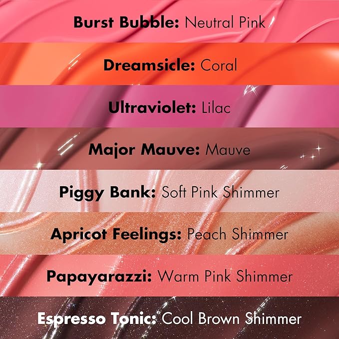 e.l.f. Glow Reviver Plumping Lip Oil, Tinted Lip Plumper For A High-Shine, Plump Finish, Infused With Jojoba Oil, Vegan & Cruelty-Free, Espresso Tonic