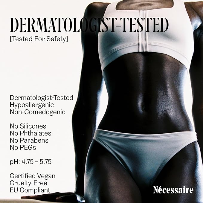 Nécessaire The Body Lotion Hinoki – Multi-Peptide Moisturizer - Firming Body Lotion for Women + Men. 2.5% Niacinamide. Dermatologist-Tested, Vegan. Hypoallergenic for Sensitive Skin. 15.2oz