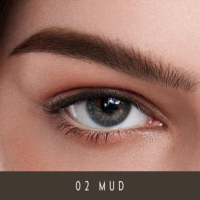 Genesis SuperStay Eyebrow Pencil - Waterproof, Smudge Proof, Long-Lasting Brow Pencil with Precision Oval Tip, For Natural & Bold Looks (02 MUD)
