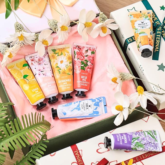 42 Pack Hand Cream Gifts Set for Women, Valentines Day Gifts for Her, Birthday Gifts for Women, Teacher Appreciation, Mini Moisturizing Hand Lotion Travel Size in Bulk for Dry Cracked Hands