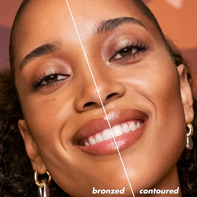e.l.f. Camo Liquid Bronzer & Contour, Silky Highly Pigmented Formula, Creates a Long-Lasting Bronzed Glow & Natural Look, Vegan & Cruelty-Free, 6 Tan