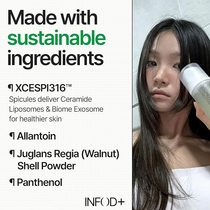 INFODPLUS XCESPI316 Gel Cleanser – Exosome & Walnut Powder | Foaming Korean Face Wash for Deep Pore Cleansing, Blackhead Care & Hydration