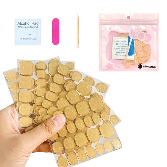 Fiaoudm Ultra-Slim Nail Adhesive Tabs – Jelly Double Sided Waterproof Gel Sticker Pads with Tool Set, Seamless & Strong Hold for Press On Nails, Fake Tips & Manicures, 24 Sizes Extra-Strong Kraft(5)