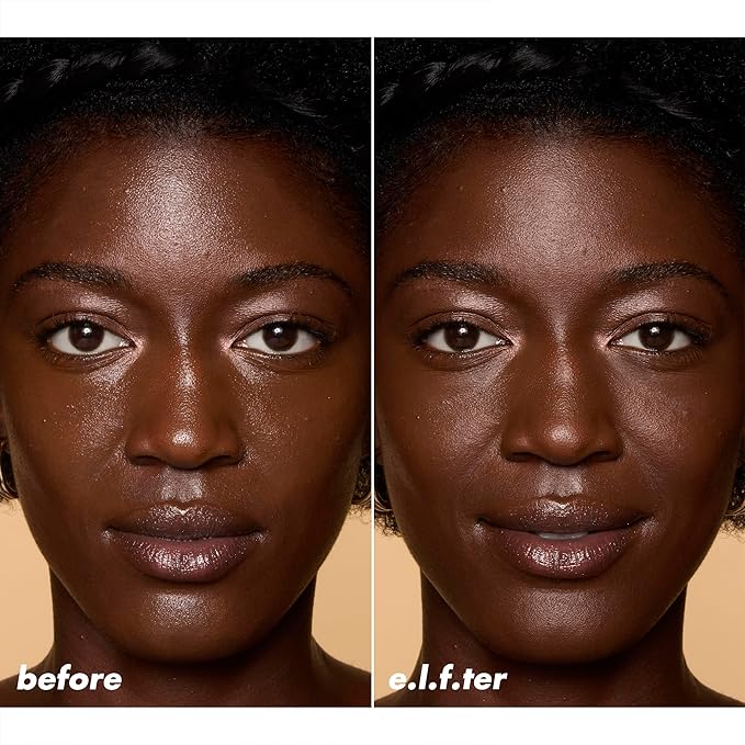e.l.f. Halo Glow Soft Focus Setting Powder, Silky & Creates Soft Glow Without Shine, Smooths Pores & Lines, Vegan & Cruelty-Free, Deep/Rich
