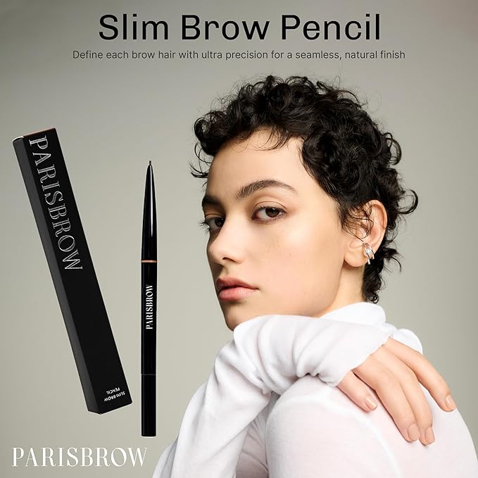 PARISBROW Slim Brow Pencil 03/Terracotta Brown Eyebrow Ultra-Fine Eyebrow Pencil (0.9mm Tip)