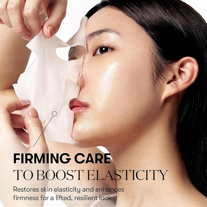 VT COSMETICS CICA Collagen Daily Mask 30 Sheets, 300Da Low Molecular Collagen for Skin Elasticity, Hydrating & Firming, Pink Collagen Essence, Korean Face Mask