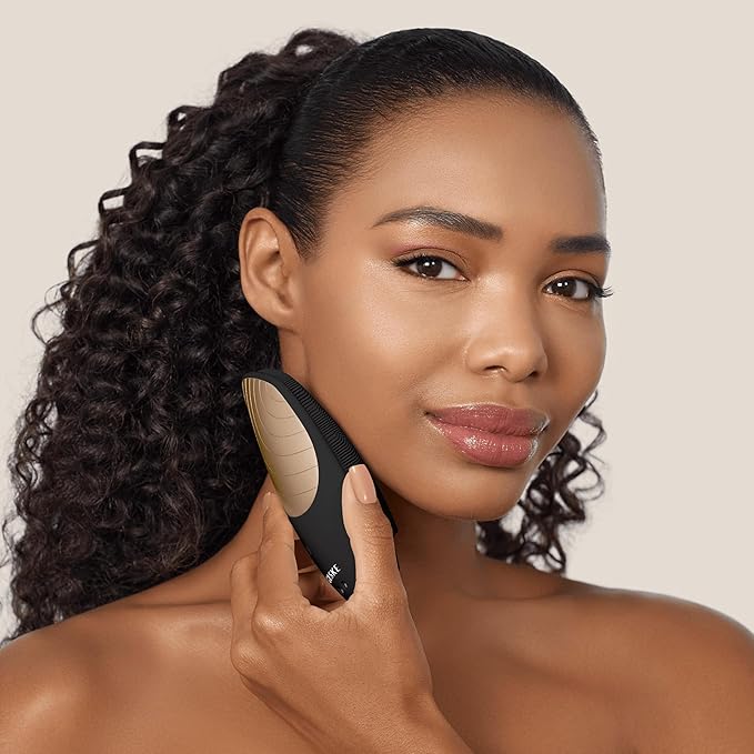 GESKE SmartAppGuided™ Sonic Thermo Facial Brush | 6 in 1 | Skin Cleansing | Cleansing Brush with Thermal Function | Facial Massager | Electric Facial Brush | Facial Cleansing Device