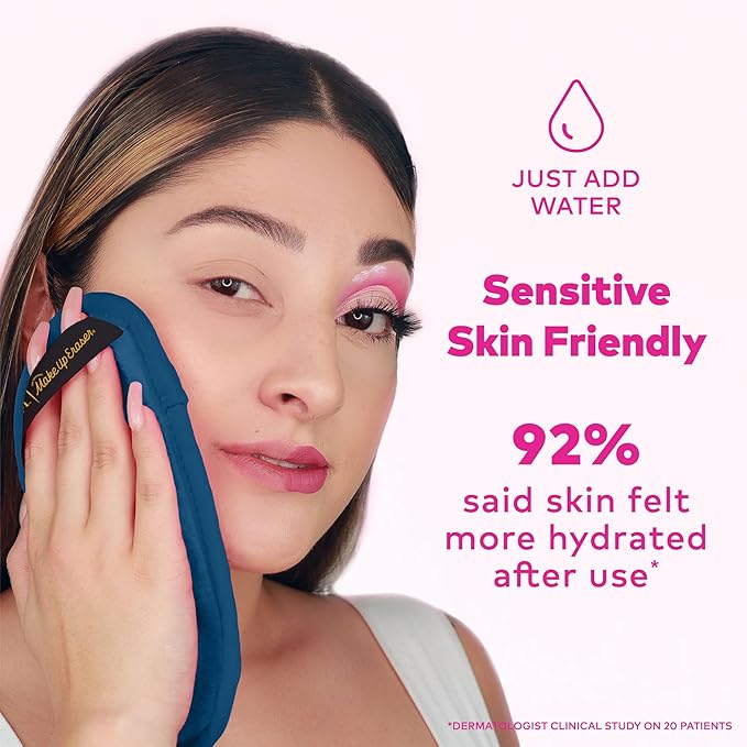 The Original MakeUp Eraser Mini PRO, Erase All Makeup With Just Water, Including Waterproof Mascara, Eyeliner, Foundation, Lipstick, Sunscreen and More! Harry Potter Ravenclaw, 1ct