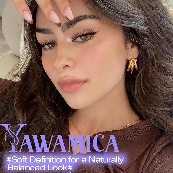 Pre-mapped Bottom Lash Clusters Natural Eyelash Extensions 4-7mm Wispy Eyelash Clusters Manga Bottom Cluster Lashes Left Right Lower Individual Lashes for Easy Application by Yawamica