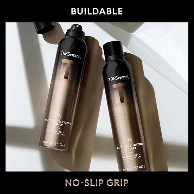 TRESemmé Dry Texturizing Spray A-LIST Collection 1 ct for Workable Holding + Finishing Styles, Developed Safe for All Hair Types, 6.2 Oz