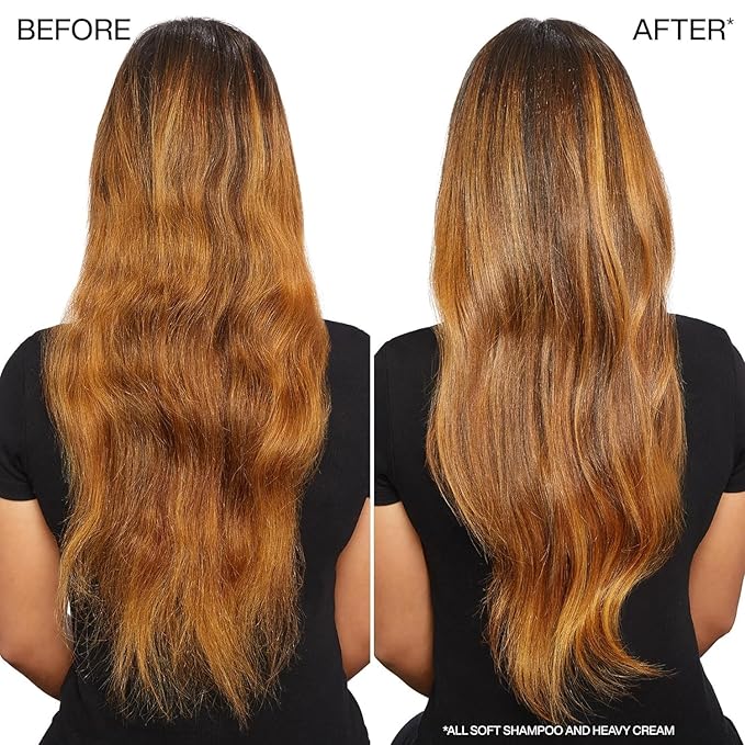 Redken All Soft Shampoo - Moisturizes & Hydrates Dry, Brittle Hair, Gently Cleanses and Softens, With Argan Oil, Safe For Color-Treated Hair, 1.7 Fl Oz