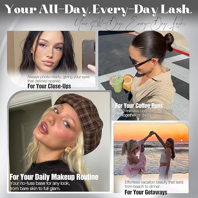 Mavphnee Natural Lash Clusters 8-14MM Venus Eyelash Clusters Soft Velure Cluster Eyelash Extensions Invisible Band CC-Curve Velour Cluster Lashes Daily Wear Easy for Beginners
