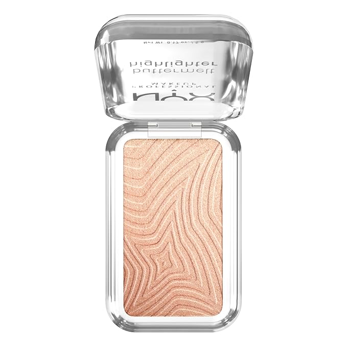 NYX PROFESSIONAL MAKEUP Buttermelt Highlighter, Powder Highlighter Makeup, With Up to 12H Wear and High Impact Glow - 10 Glaze It Butta (Light Bronze)