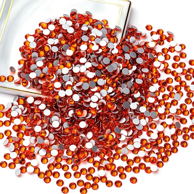 MEIBITE Flatback Rhinestones Bulk, 14400PCS Hyacinth Rhinestones for Clothes DIY Decoration Crafts, Hyacinth, SS16, 3.8-4.0mm