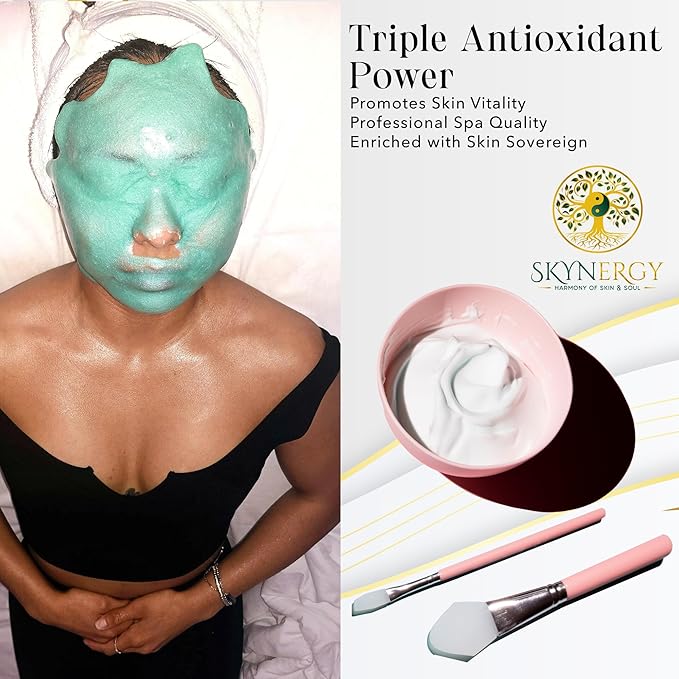 Skin Sovereign Jelly Mask - Professional Peel Off Mask for Hydration & Glow - Vajafacial Jelly Mask - Spa Grade Skincare Mask for Home Use, HydroGlo Face Mask |12 Applications (30 Fl Oz)