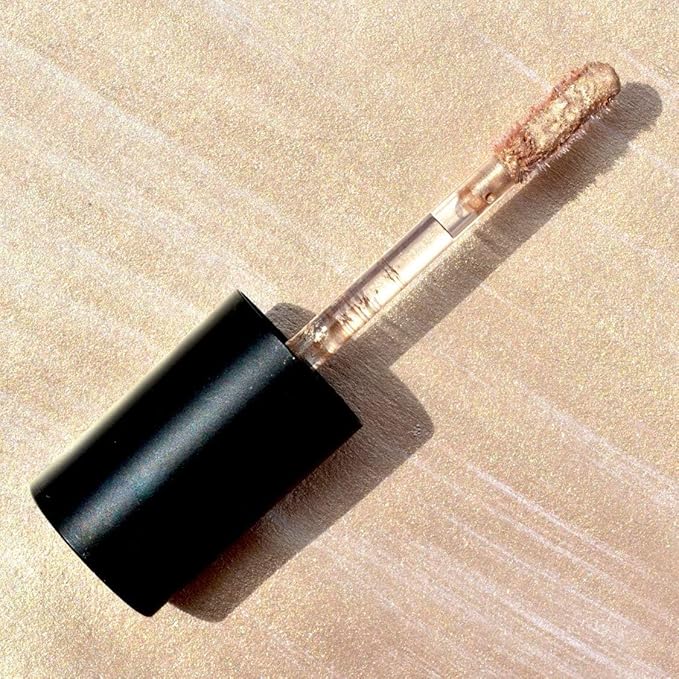 Palladio Liquid Eyeshadow, creamy shimmery formula that instantly adheres to the eyelid with flexible applicator wand for over 8 hours of smudge and crease-proof wear (Goldstone)