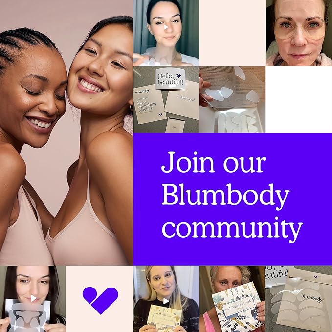 BLUMBODY Chest Wrinkle Pads – Anti-Wrinkle Silicone Patches Skin Firming, Smoothing – Reusable Overnight Chest Patches – Anti-Aging Crepe Erase Pads – Neck, Décolleté (2-Month Supply)
