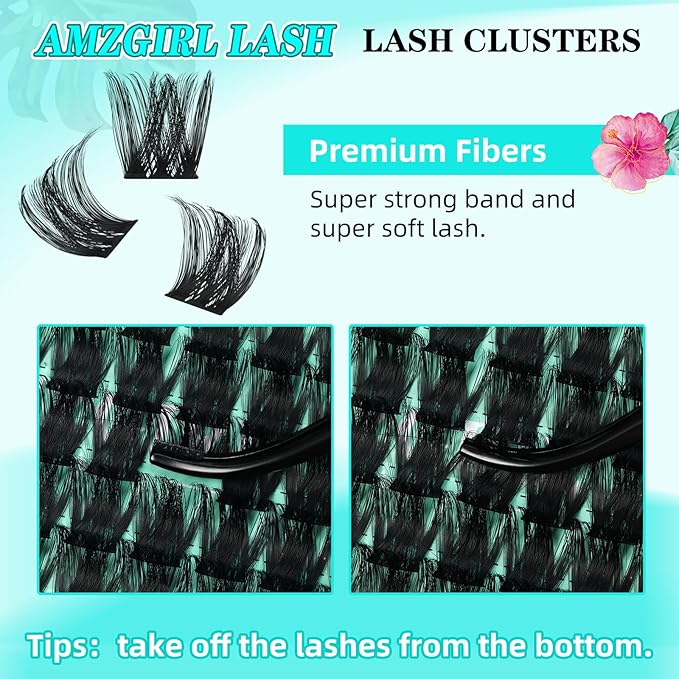 Lash Clusters Wet Look 140Pcs Fluffy Eyelash Cluster Ultra-Thin Lash Band Eyelashes Extensions Spiky Anime Wide Span Lashes(Sunflower,D-Mix10-18mm)