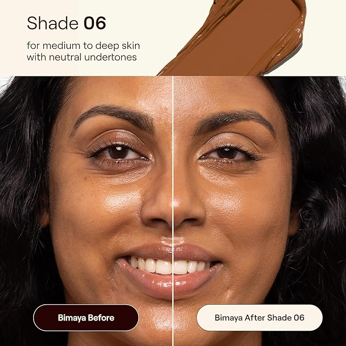 Live Tinted HUESTICK Complexion Stick - Medium-to-Full Buildable Coverage - Soft Matte Finish - Multitasking Makeup Stick - Lightweight, Creamy Formula - Shade 06