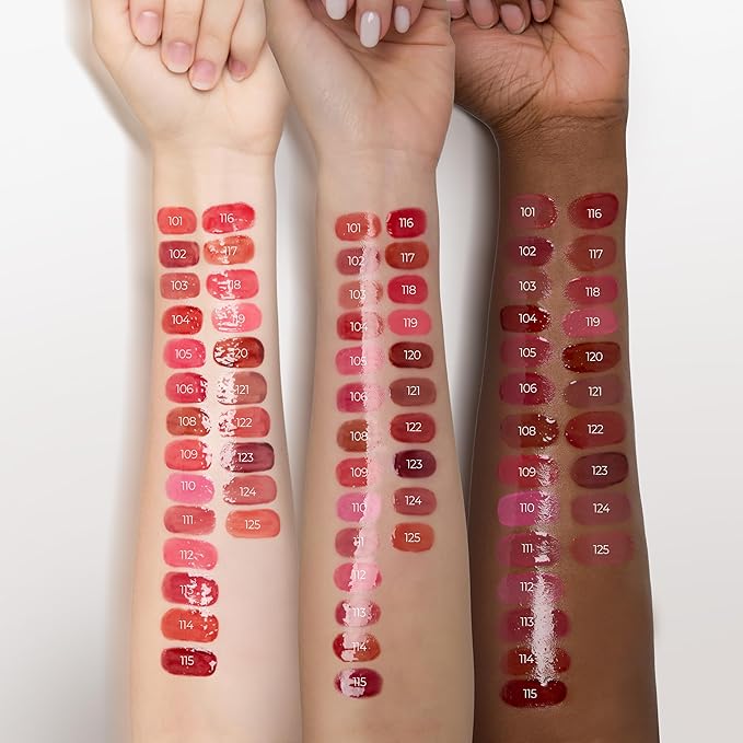 Laka Fruity Glam Tint, 4.5g/0.15oz, Glowing Lip Stain with Wide Color Spectrum, Hydrating & Lightweight Texture, Long-Lasting Bold Stain, Non-Sticky, Vegan, K-Beauty (#123 Unsweet berry)