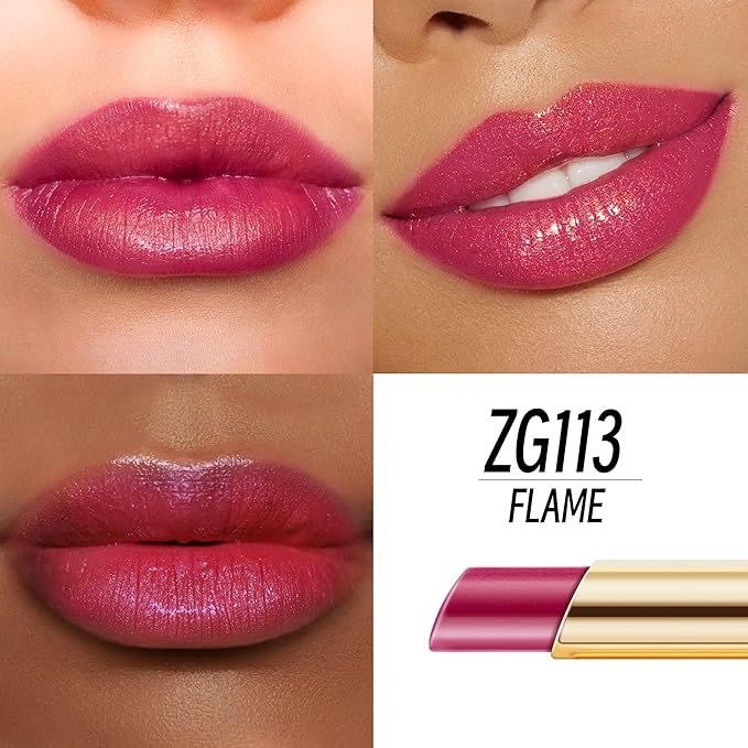 Depuplum Purple Red Lipstick Moisturizing for Women Shimmer Tinted Lip Balm Hydrating Nourishing Mauve Lip Gloss Vegan& Cruelty Free Lip Makeup, ZG113 Flame