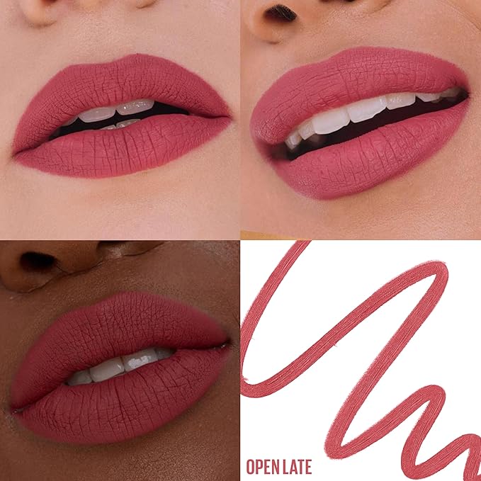 MAYBELLINE Lifter Liner Lip Liner Makeup, Lip Pencil with Hyaluronic Acid For A Fuller, Lifted Make Up Look, Open Late, 1 Count
