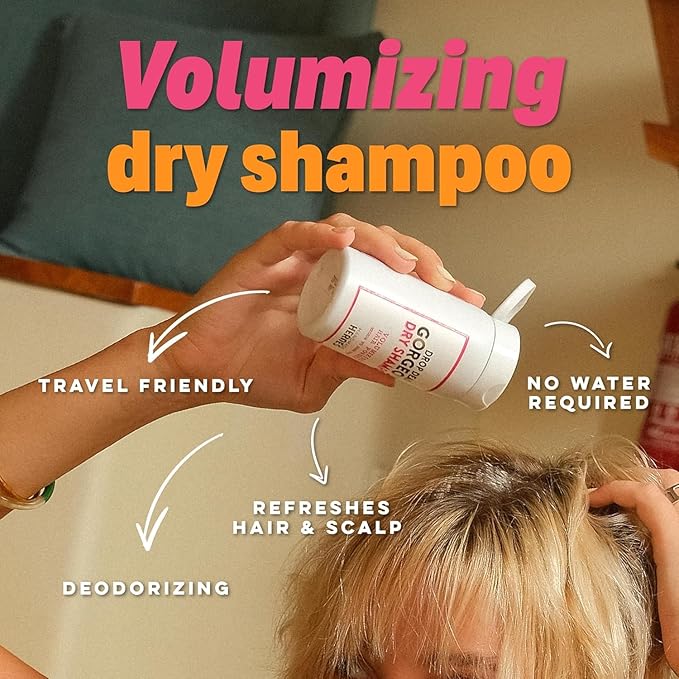 Handmade Heroes Non Aerosol Dry Shampoo Volume Powder | 1.8oz | 100% Natural & Vegan | For Light Hair & Blonde Hair