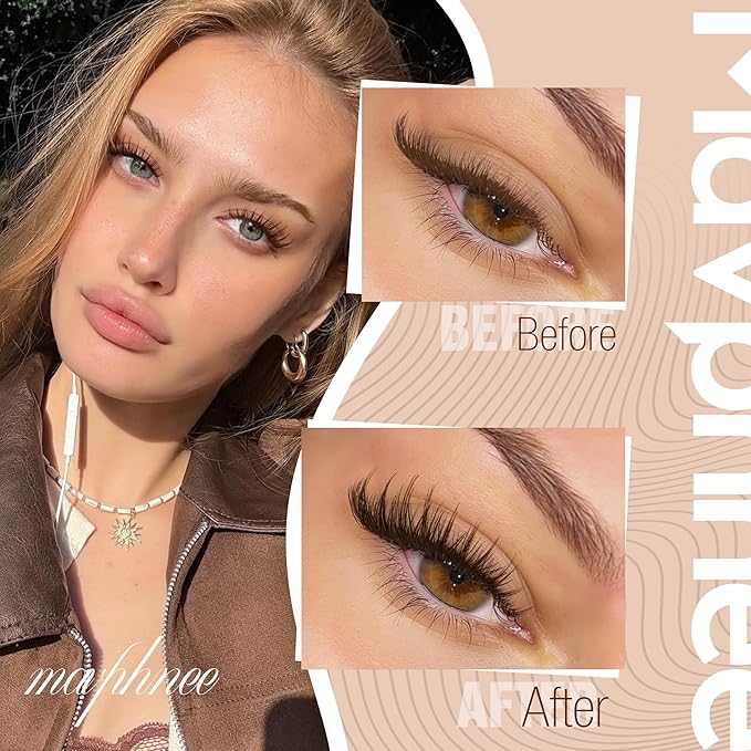 Brown Lash Clusters Spiky Eyelash Extensions Fluffy Fairy Dark Brown Individual Lashes Anime Cluster Lashes Extensions C Curve Eyelash Clusters Soft Vibe 10-16MM DIY Lash Pack
