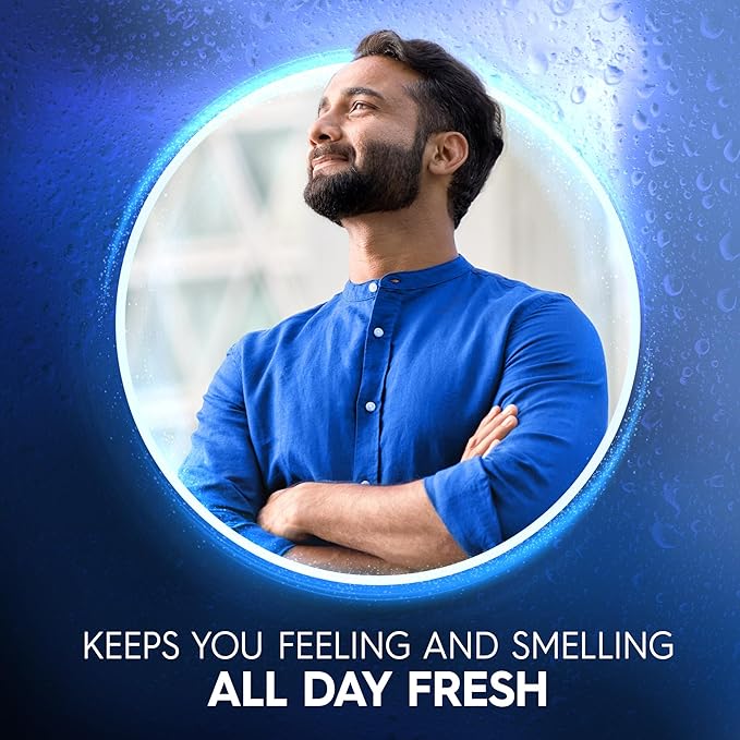 Dial Men 3 in 1 Body, Hair and Face Wash, Refresh, 16 Fl Oz (Pack of 4), Blue Sage Scent, Cleanses Deep + Gentle on Skin with Clean Rinse Technology