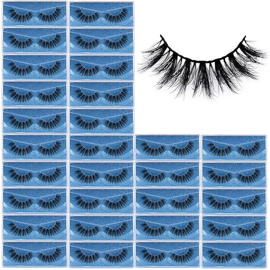 Lashes Mink Bulk Wholesale Lashes 5D Fluffy Eyelashes (Doll Eye 30 Pairs)