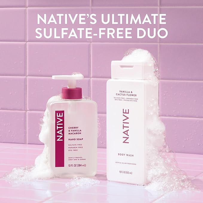 Native Vanilla & Cactus Flower Body Wash 36 oz