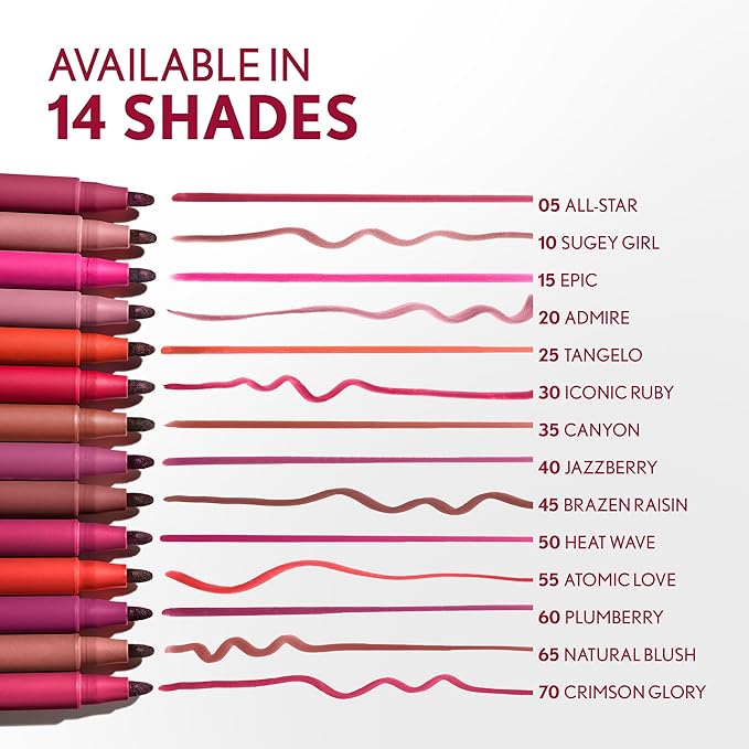 Covergirl Outlast, 30 Iconic Ruby, Lipstain, Smooth Application, Precise Pen-Like Tip, Transfer-Proof, Satin Stained Finish, Vegan Formula, 0.06oz