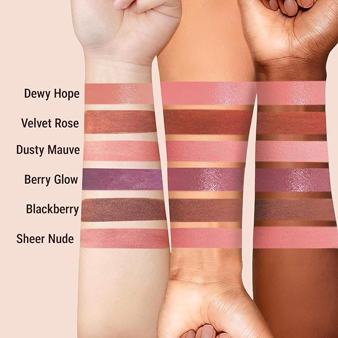 Exmiloo Liquid Blush for Cheeks, Lightweight Liquid Blush with Luminous Glow Sheer Finish, Blendable & Buildable Cool Toned Blush, Vegan & Cruelty-Free, Berry Glow