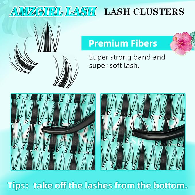 Lash Clusters Manga 168Pcs Eyelash Cluster Wet Look Ultra-Thin Invisible Lash Band Eyelashes Extensions Spiky Anime Wide Span Lashes for Beginners(Autumn Leaves,C-Mix10-18mm)