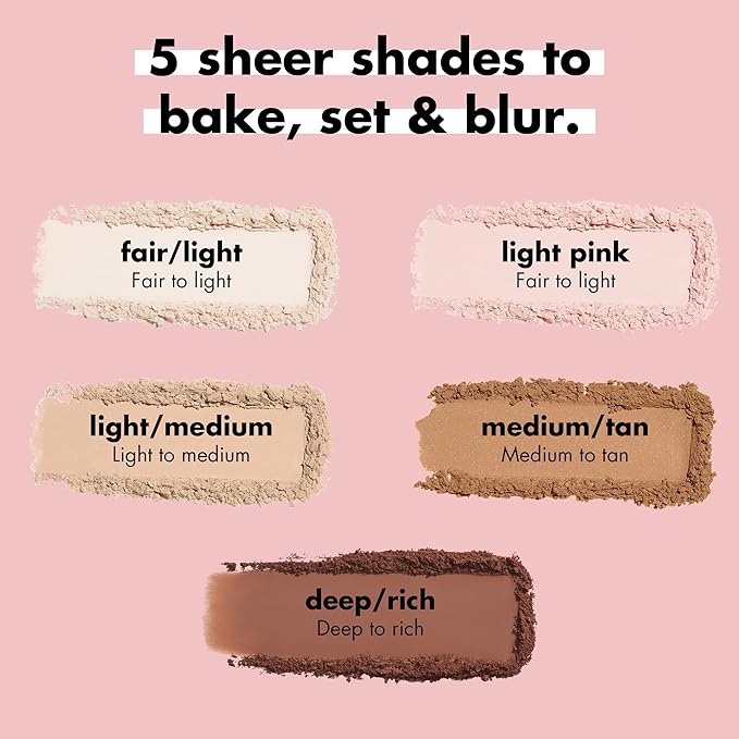 e.l.f. Halo Glow Soft Focus Setting Powder, Silky & Creates Soft Glow Without Shine, Smooths Pores & Lines, Vegan & Cruelty-Free, Deep/Rich