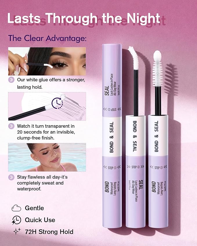 EYDEVRO Manga Lash Clusters Kit Natural Fairy Eyelash Clusters Kit Anime Cluster Eyelash Extensions Kit 10-16mm Spiky Wispy DIY Lash Extension Kit Waterproof Lash Bond and Seal Tweezers Brush