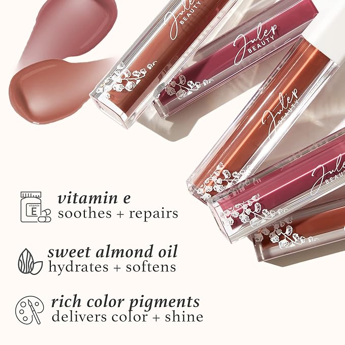 Julep So Plush Plumping Lip Gloss – High-Shine, Non-Sticky Lip Color - Vitamin E for Soothing & Repair – Cruelty-Free, Moisturizing Gloss – Not Sorry