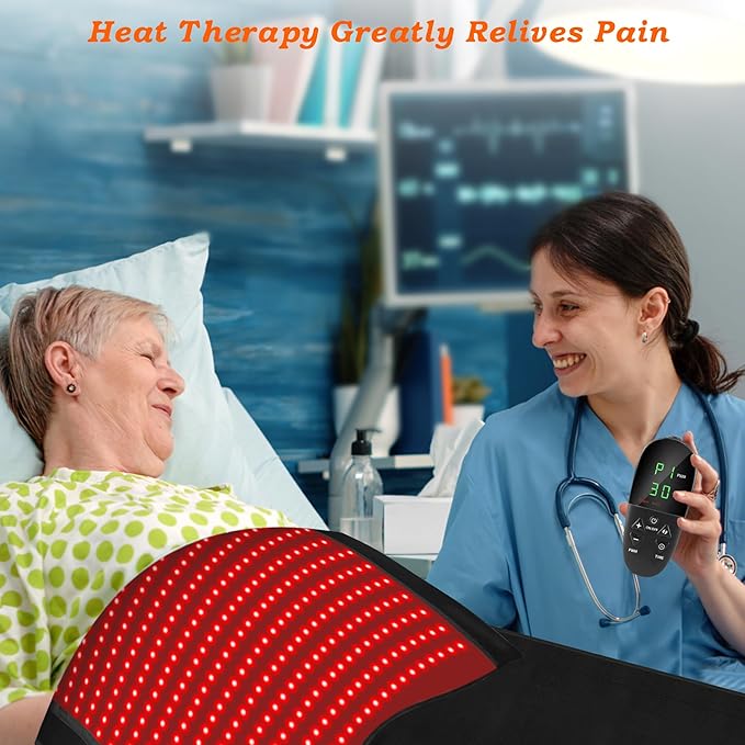 2025 New Full-Body Red Lights Therapy Mat- Triple-Mode Red Light Therapy Mat, 2 in1 LED 660 850 Infrared Reds Light Blanket with 2570 LEDs, Gift for Women Men Mom Father Lover