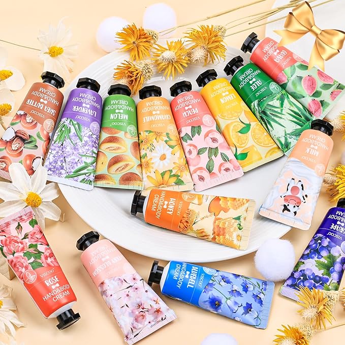 252 Pack Hand Cream Gifts Set for Women, Valentines Day Gifts for Her, Birthday Gifts for Women, Teacher Appreciation, Mini Moisturizing Hand Lotion Travel Size in Bulk for Dry Cracked Hands