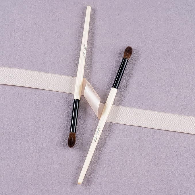 Natural Pony Hair Eye Shadow Brush, Large Blending Eyeshadow Brush, Eye Shadow Blending Brushes, Small Nose Contour Brush, Single Natural Hair Makeup Brush. (E804L)