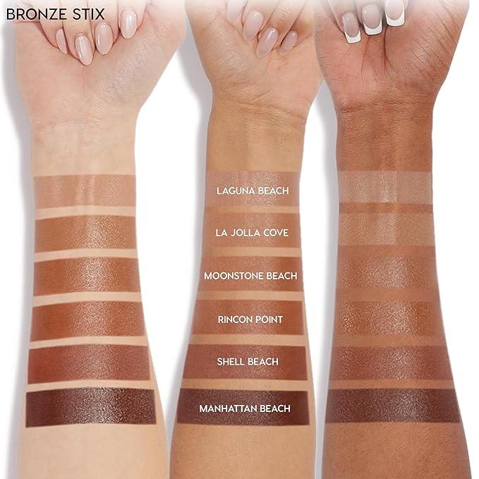 ColourPop Cream Bronzer Stick - Blendable Cream Contour & Glowy Summer Makeup with a Natural, Matte Finish - Buildable Formula for Shimmer-Free, Sun-Kissed Warmth - Manhattan Beach (0.28 oz)