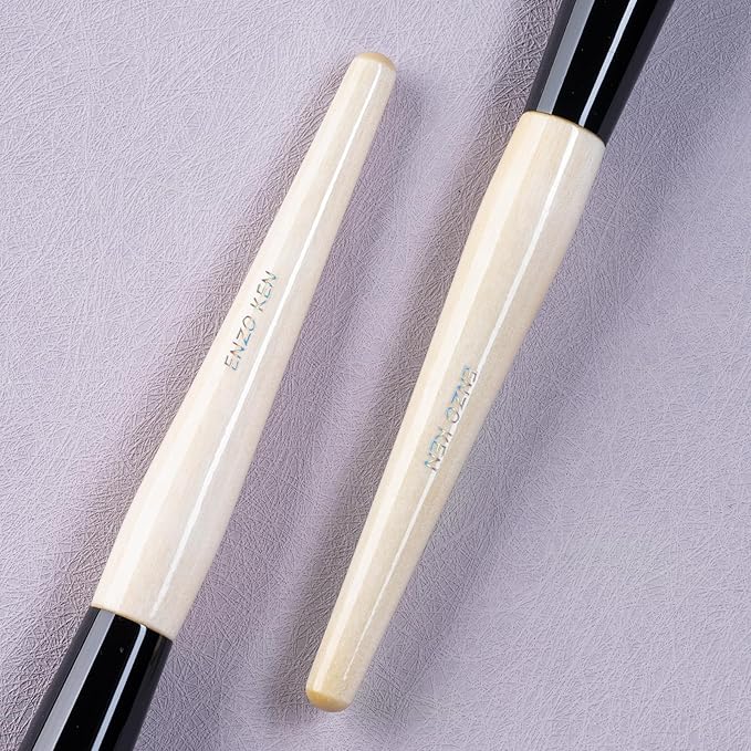 Natural Goat Hair Powder Brush, Highlighting Brush, Natural Hair Contour Brushes, Natural Hair Makeup Brush, Face Blending Brushes, Fluffy Blush Brush for Cheeks, Nose Contour Brushes. (804)