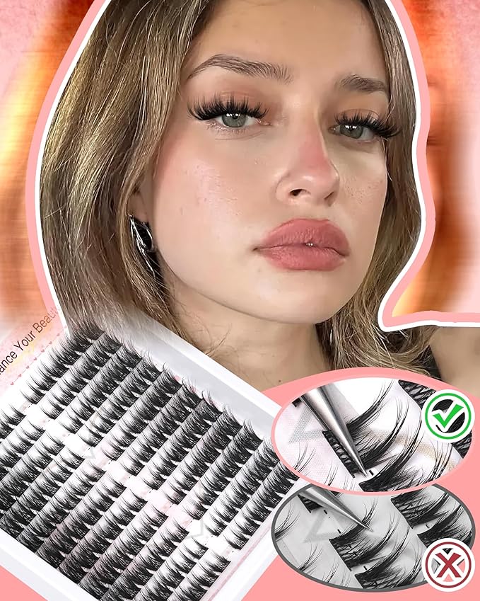 Cat Eye Lash Clusters With Spikes Manga Eyelash Clusters Wispy Cluster Eyelash Extensions C-Curly Left&Right Lash Clusters Anime Individual Lashes Pre-Mapped DIY Lash Extensions 10-18MM by Zegaine