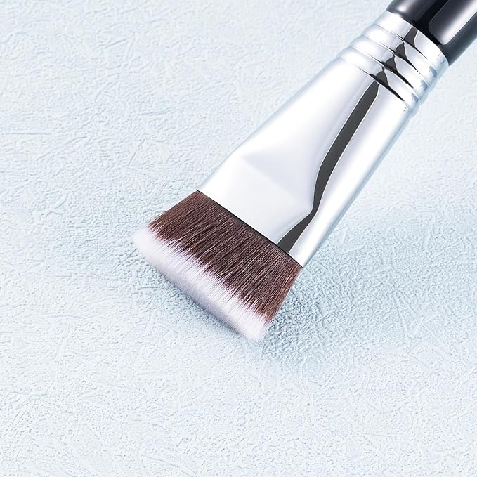 Flat Top Foundation Brush for Liquid Makeup, Liquid Foundation Brush, Flat Makeup Brush for Liquid Foundation, Make up Brush for Foundation, Makeup Brushes Foundation. (900F)