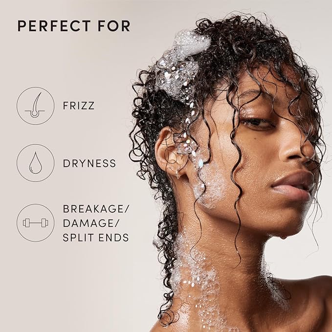 OUAI Thick Shampoo Refill - Moisturizing Shampoo with Keratin, Marshmallow Root, Shea Butter & Avocado Oil for Thick Hair - Strengthens & Hydrates - Paraben, Phthalate & Sulfate Free (32 Fl Oz)